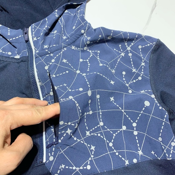 Nike Blue Dri-Fit Fleece Lined Hooded Athletic Jacket Unisex Sz Medium Youth - Picture 6 of 15